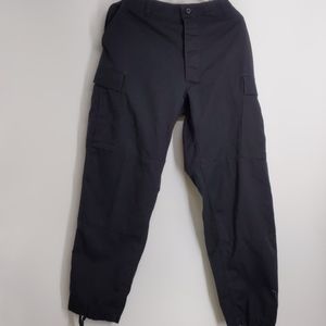 Vintage street wear black combat trousers-sz L